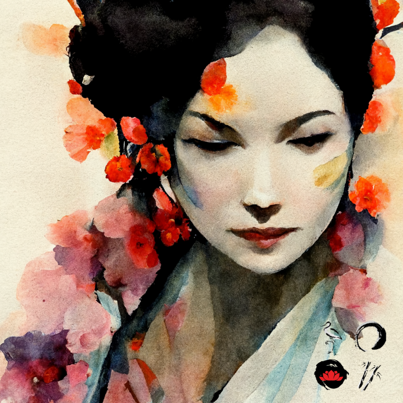 Spring Geisha #9 static token preview