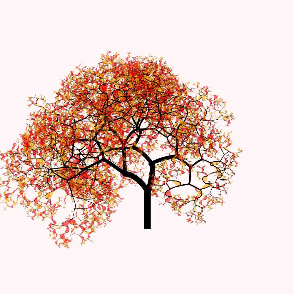 Bézier Bloom #3 static token preview