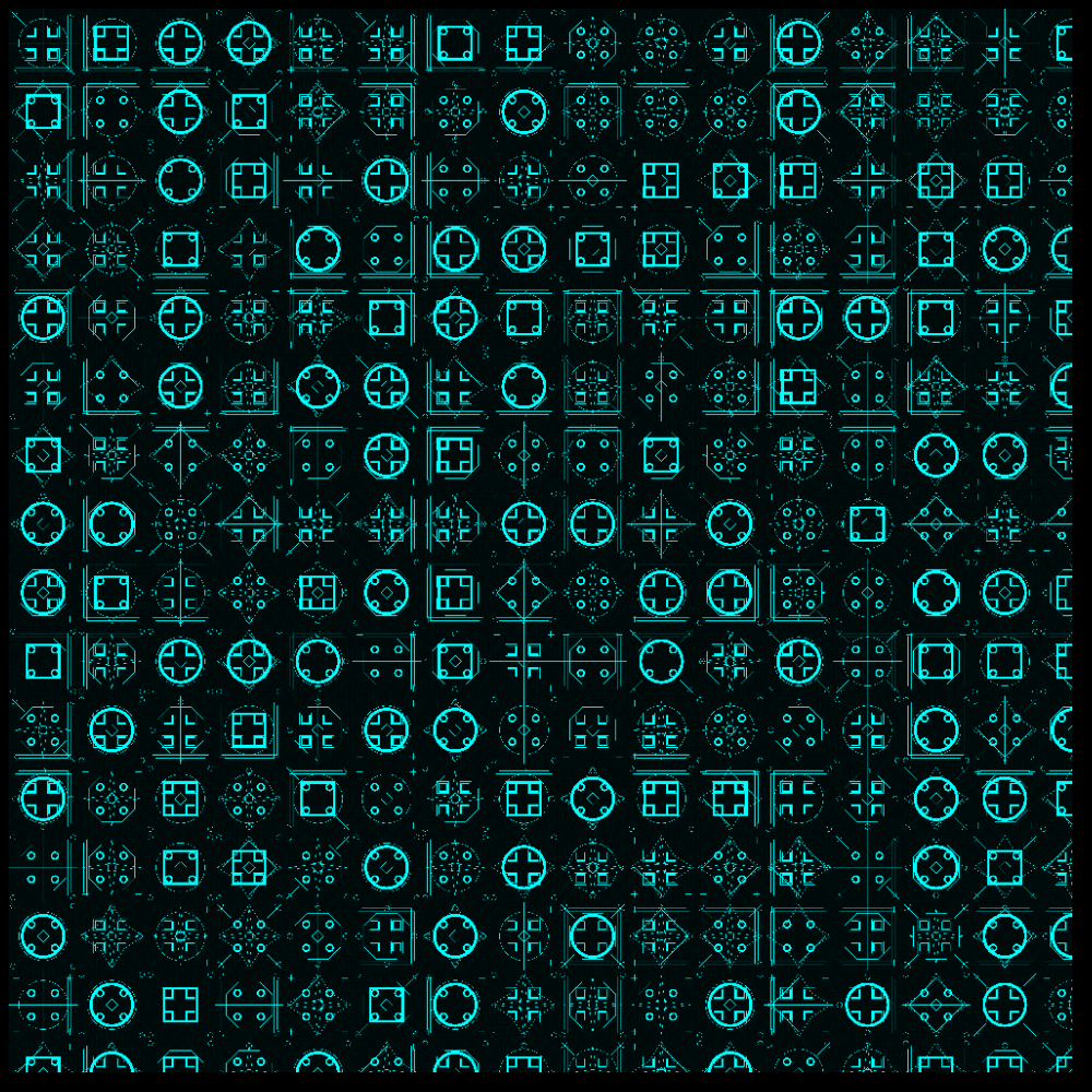colorized_geometric_pattern #4 static token preview