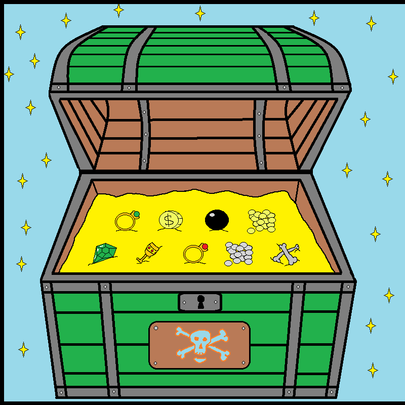 Treasure loot box #56 static token preview