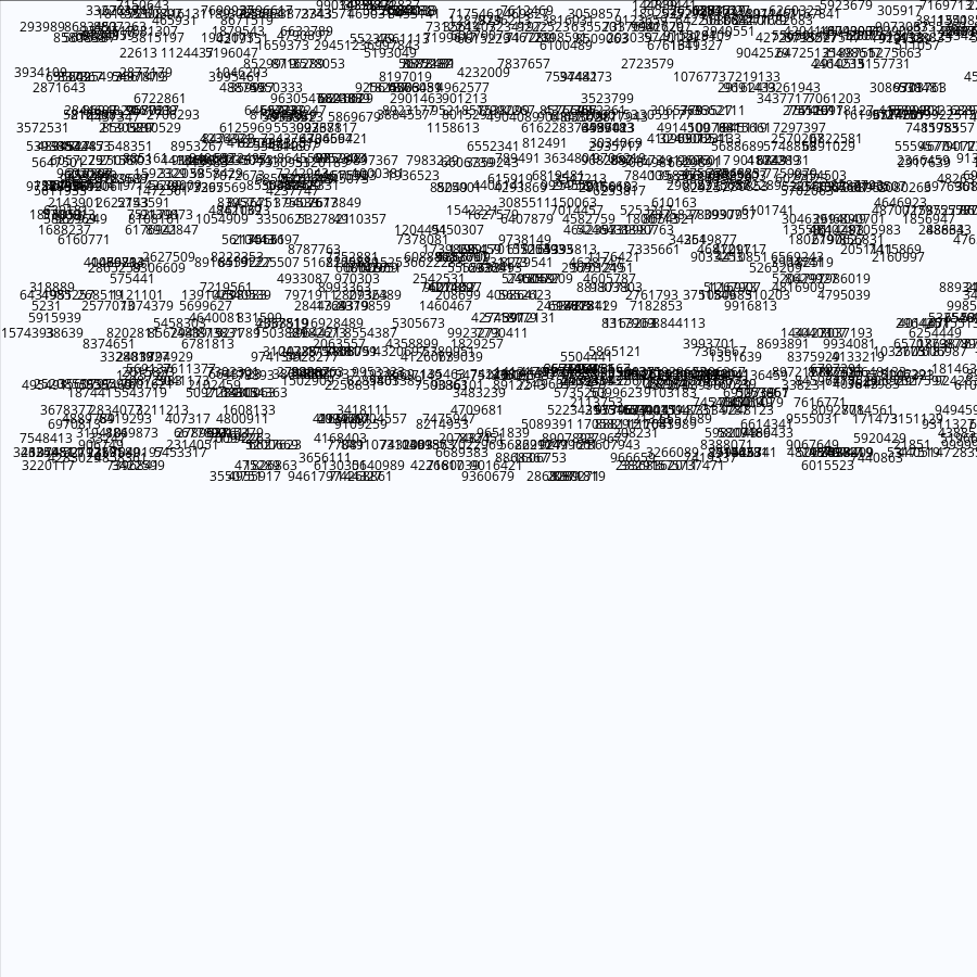 Painting by Random Prime Numbers #25 static token preview