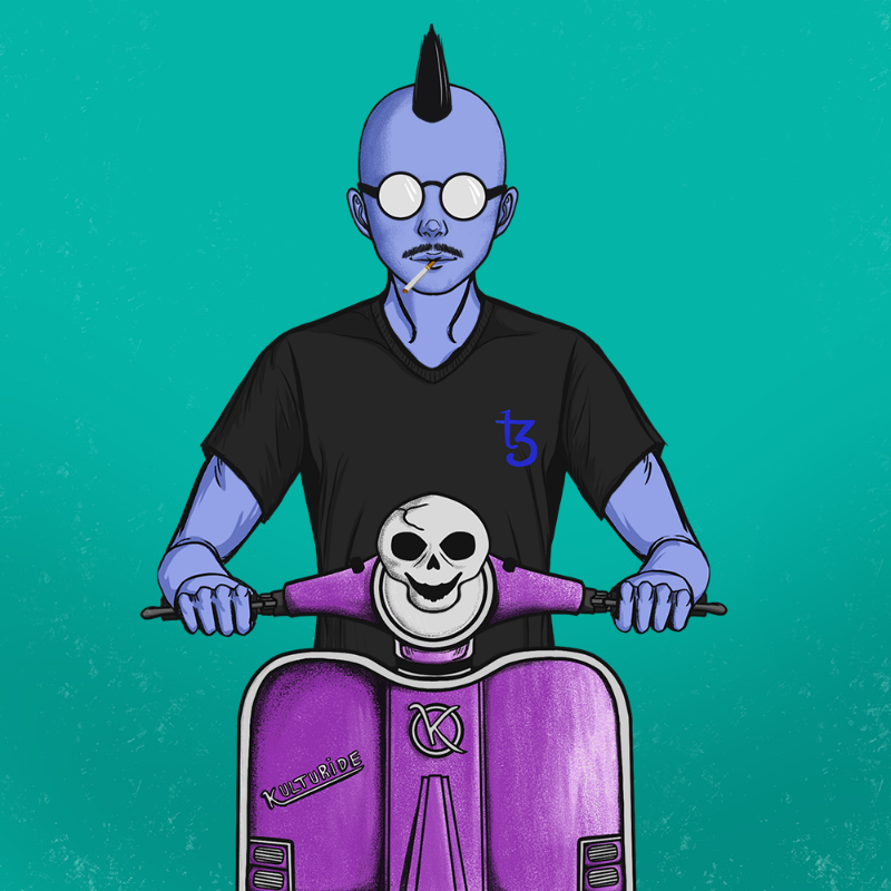 SCOOTER RIOT #4 static token preview