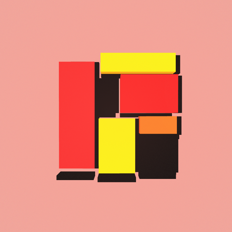 Mondrian3D #6 static token preview
