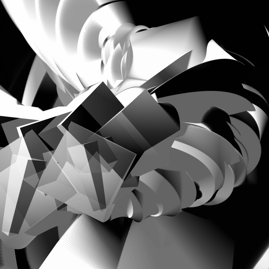 Transparent Evolving Sculpture #4 static token preview
