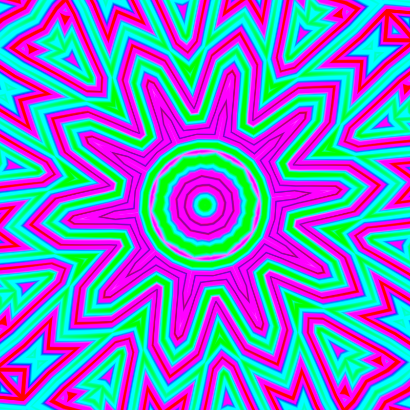 Psilocybin vision #3 - #fxhashturnsone #11 static token preview