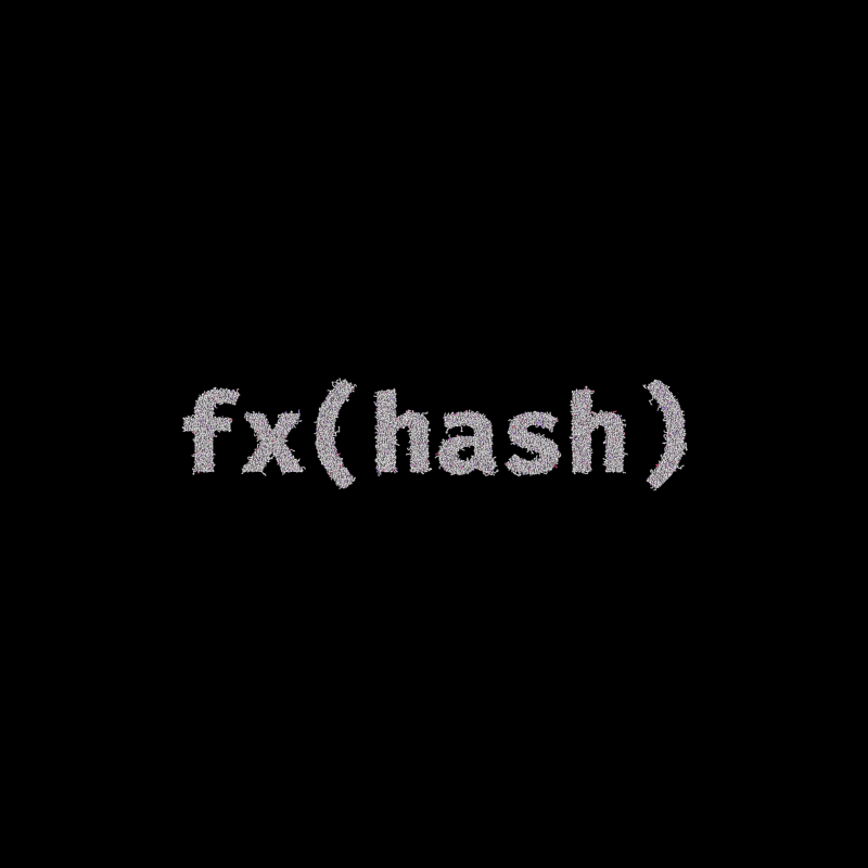 FXHASH Generative Logo #642 static token preview