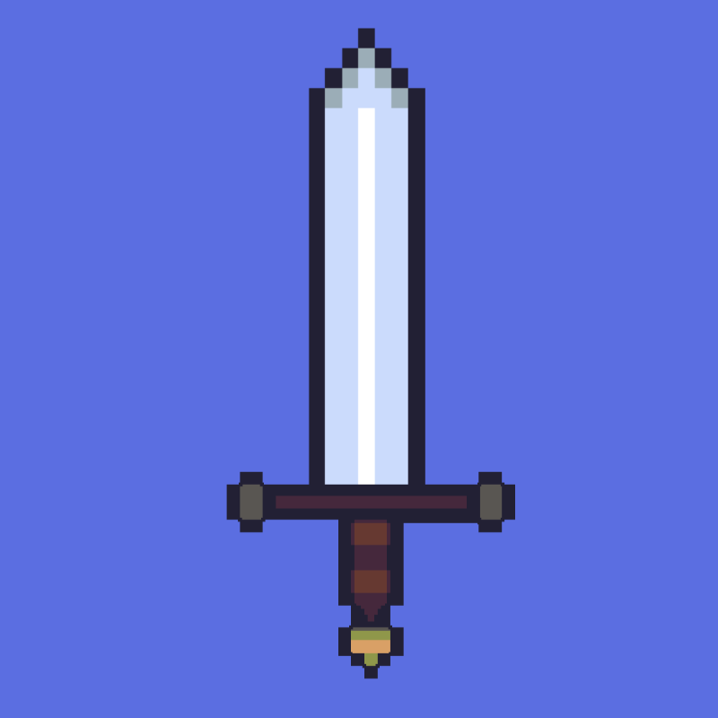 Generative Pixel Swords #7 static token preview