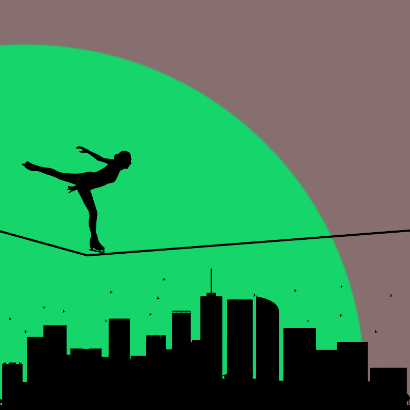 Dancing over the city #4 static token preview