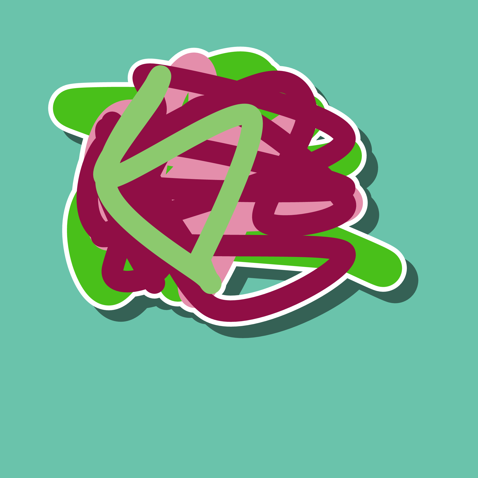Generative Gestural Abstraction 1 #17 static token preview