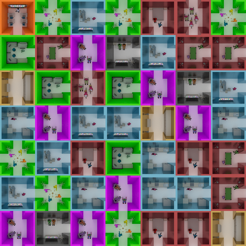 Harlequin block building 2.0 #20 static token preview
