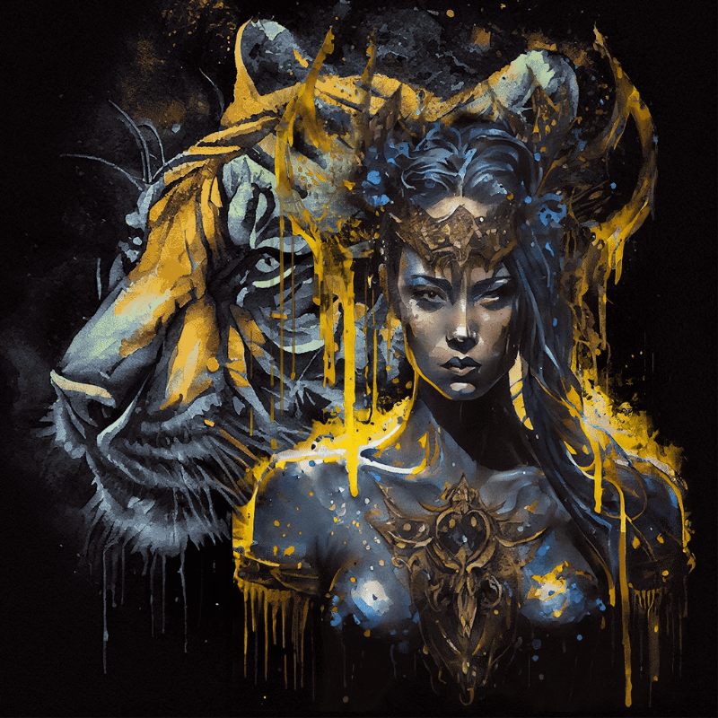 Hera and Tiger #4 static token preview