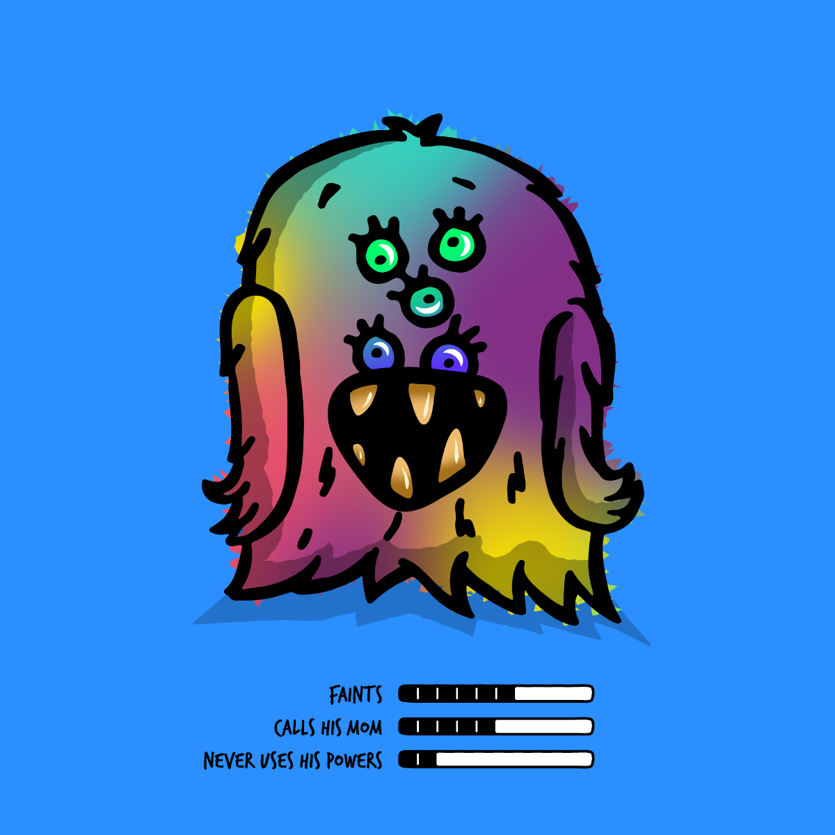 Useless Monsters #9 static token preview