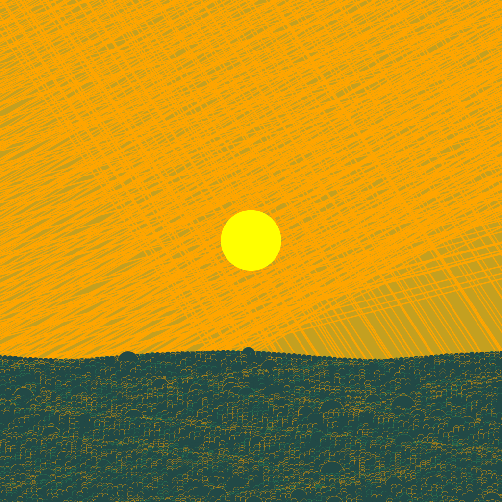 Sunset #14 static token preview
