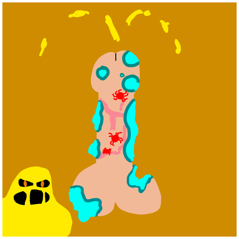 Decayed Dickgenerative Art #4 static token preview