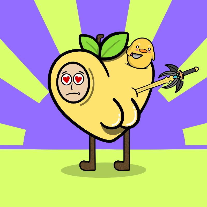 Dat Ass Peach #4 static token preview