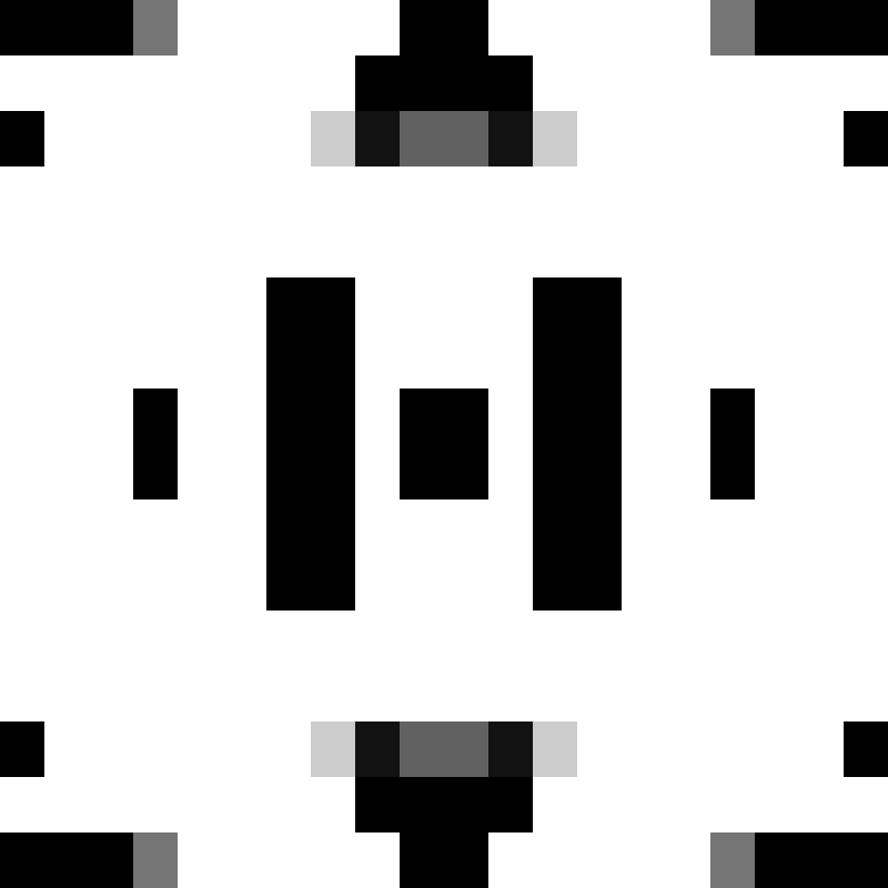 QR Glyphs Invaders #3 static token preview
