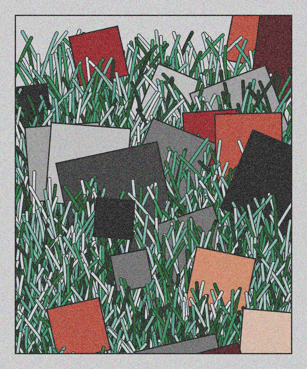Paper salad with colored cardboard #14 static token preview
