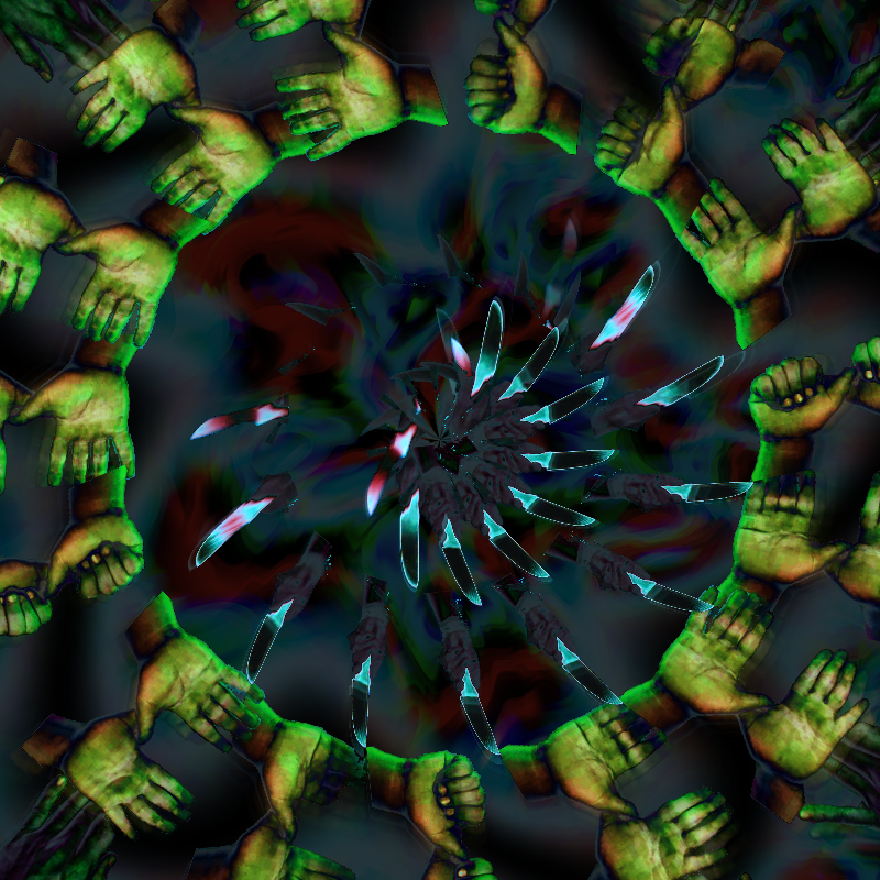 Nightmare hands #5 static token preview