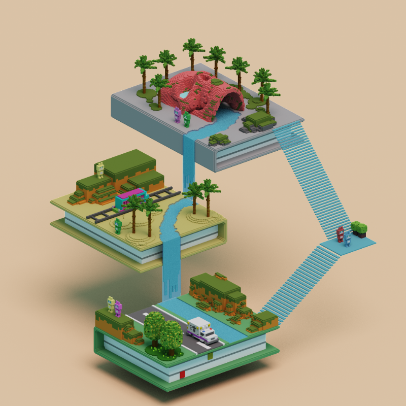 Books and islands #13 static token preview