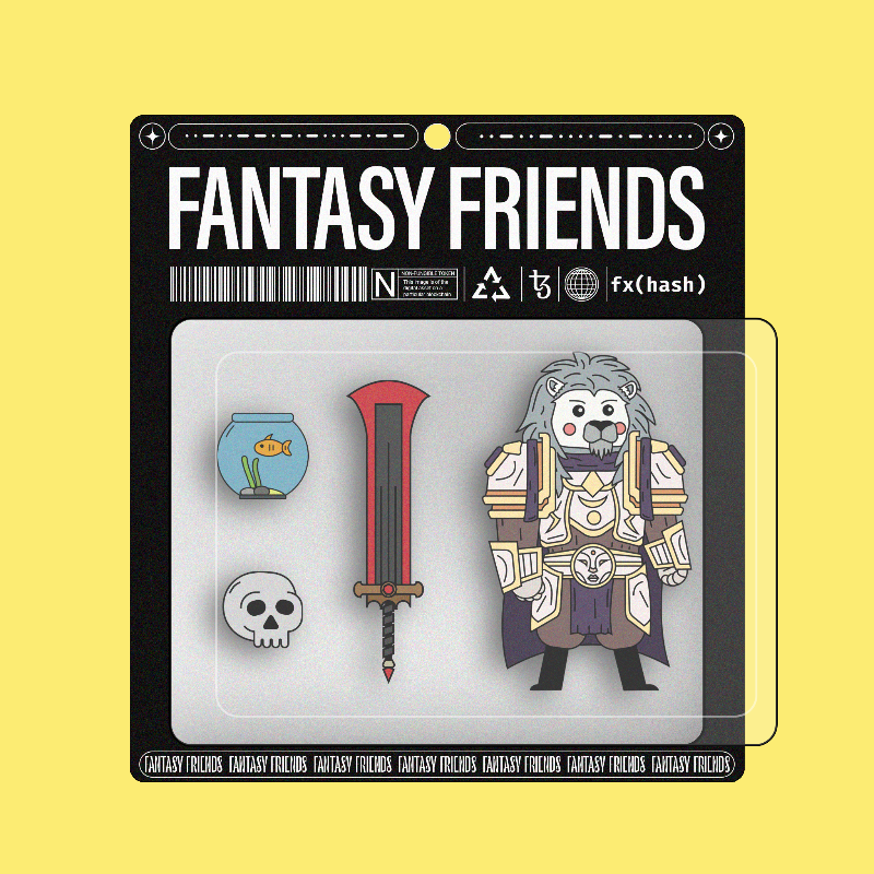 Fantasy Friends #8 static token preview