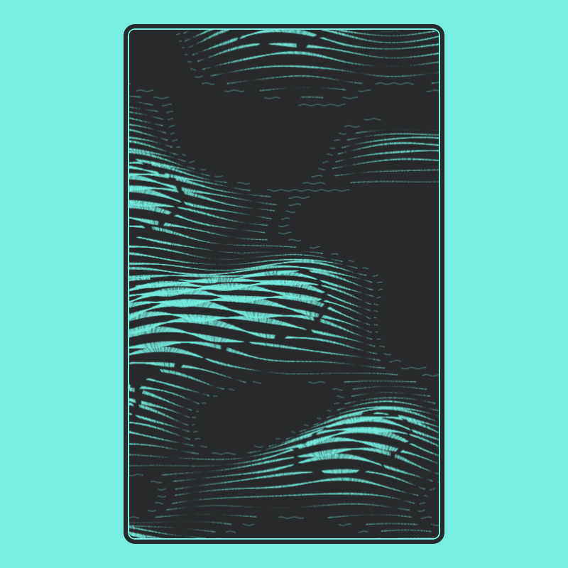 Topographic Playing Card #22 static token preview