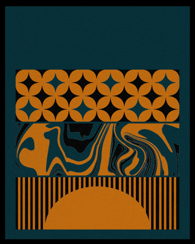 Bauhaus art #orange #3 static token preview
