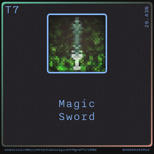 Gear for your quests - Sword #19 static token preview