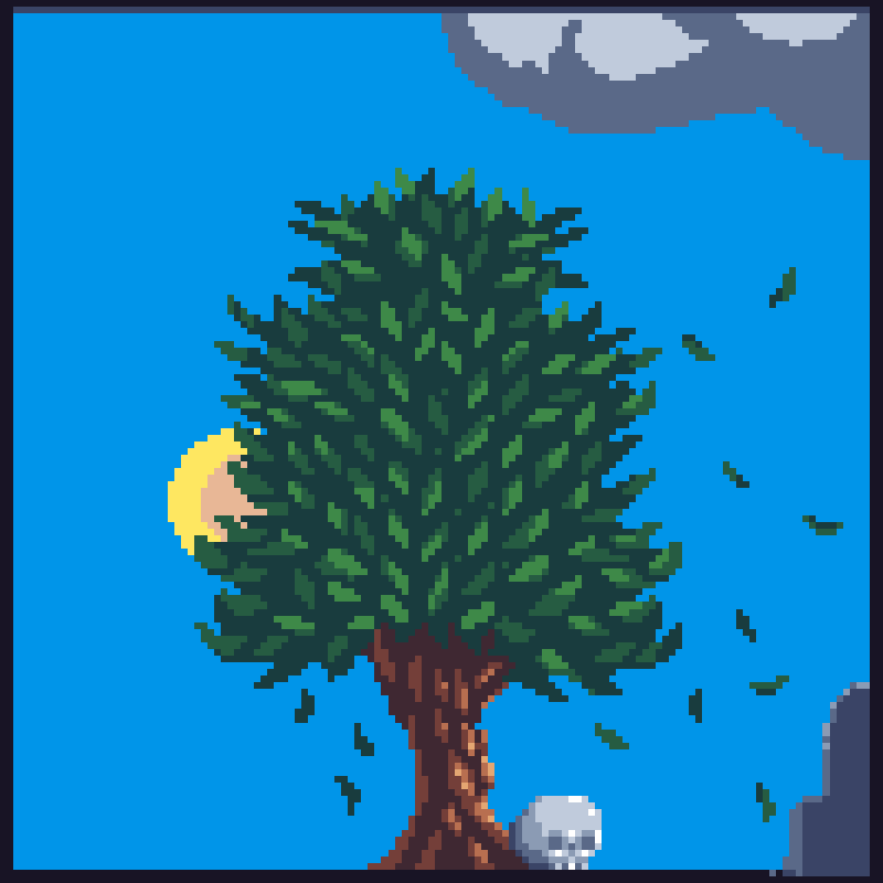 Windy Day Under Tree #12 static token preview