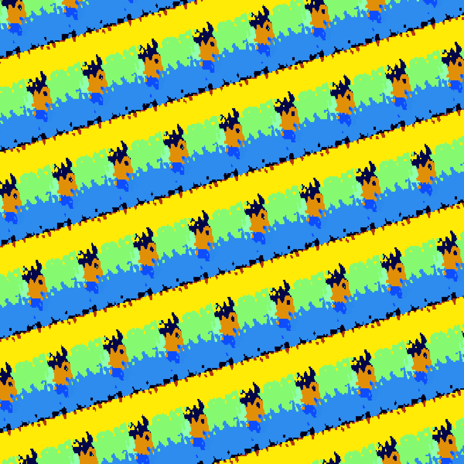 Dithered Stripes #5 static token preview