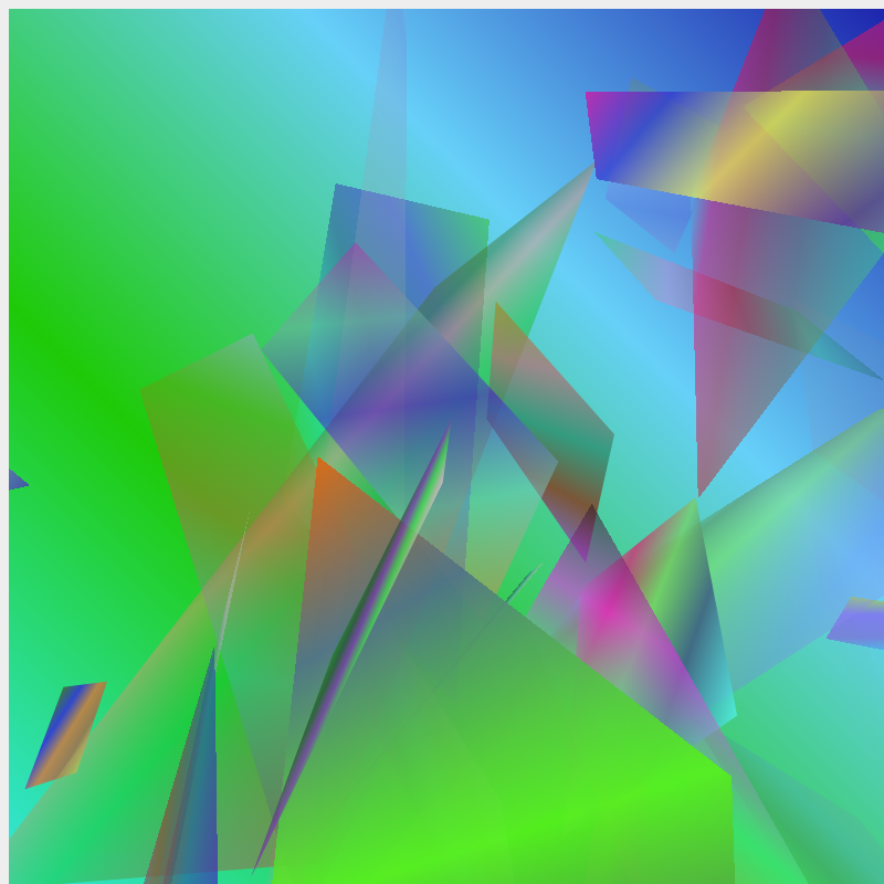 random divs with gradient and perspective #8 static token preview