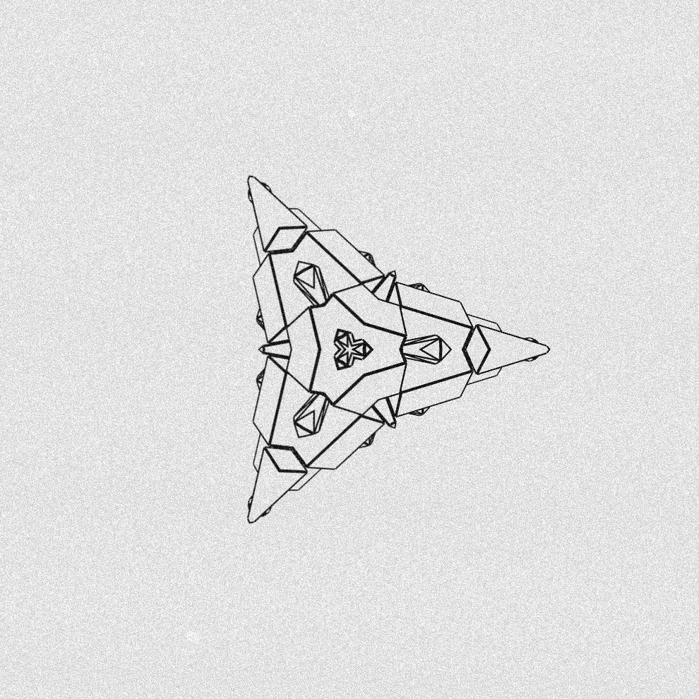 Monochrome Kaleido #12 static token preview