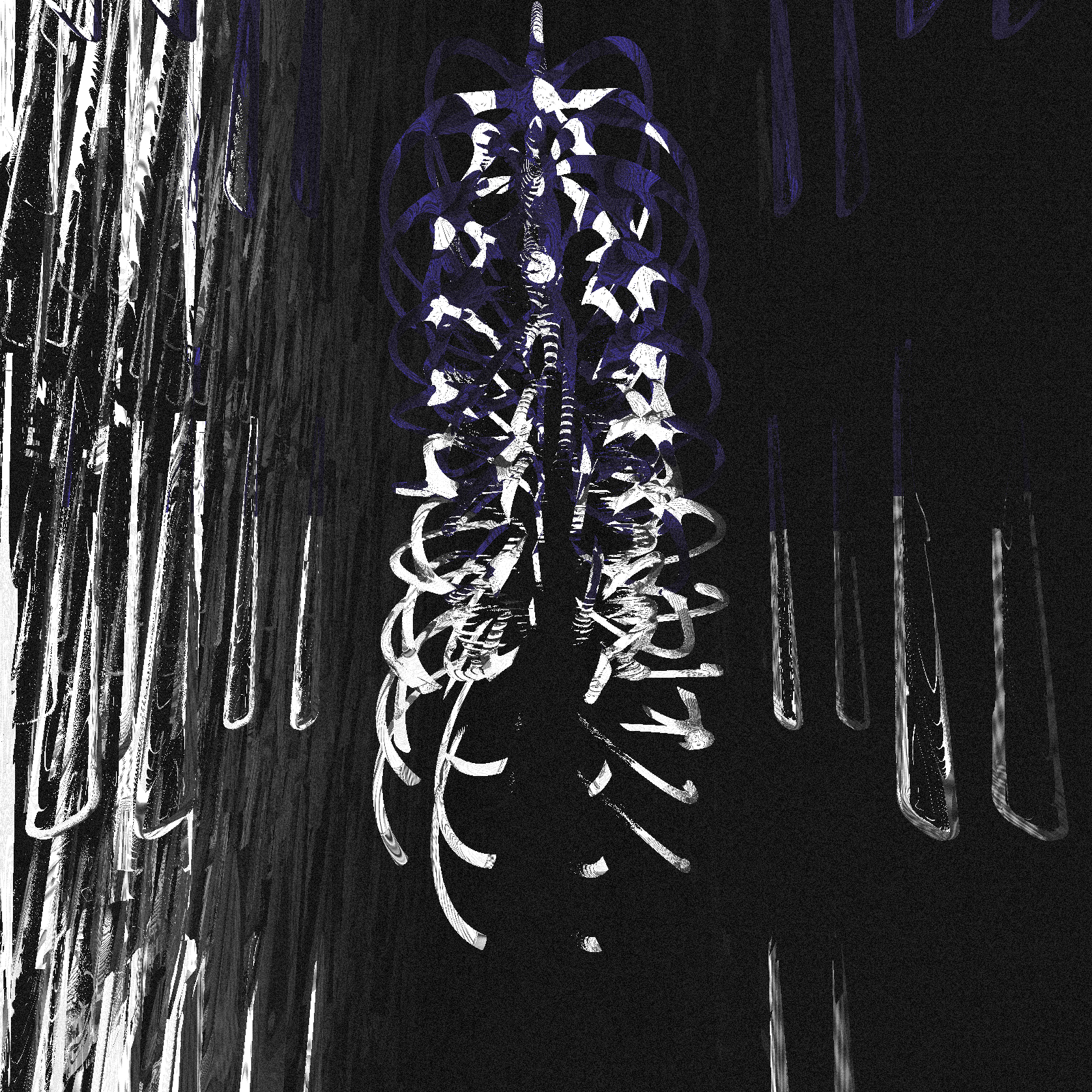 Several pairs of narrow, curved strips #17 static token preview