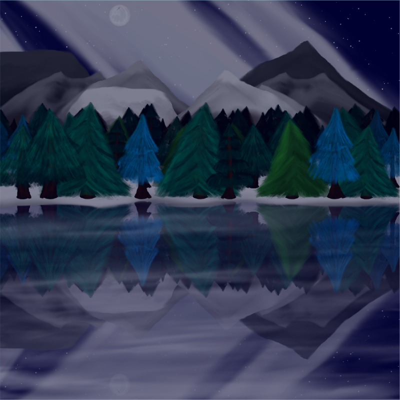 Moony Winter Lake #22 static token preview