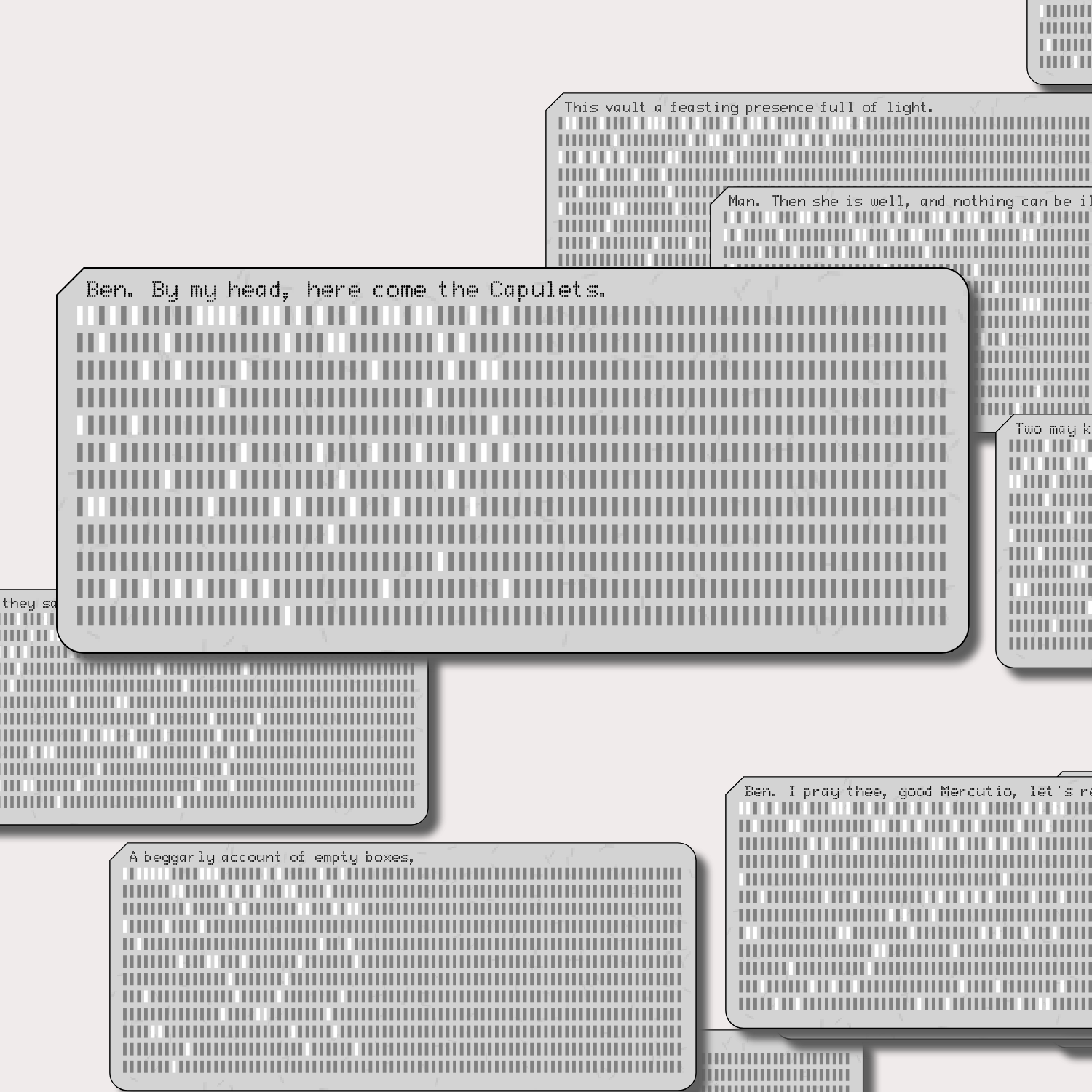Romeo and Juliet on Punched Cards (Free) #11 static token preview