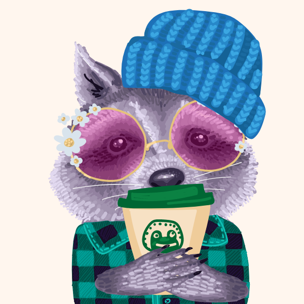 Cool Raccoon Collection #39 static token preview