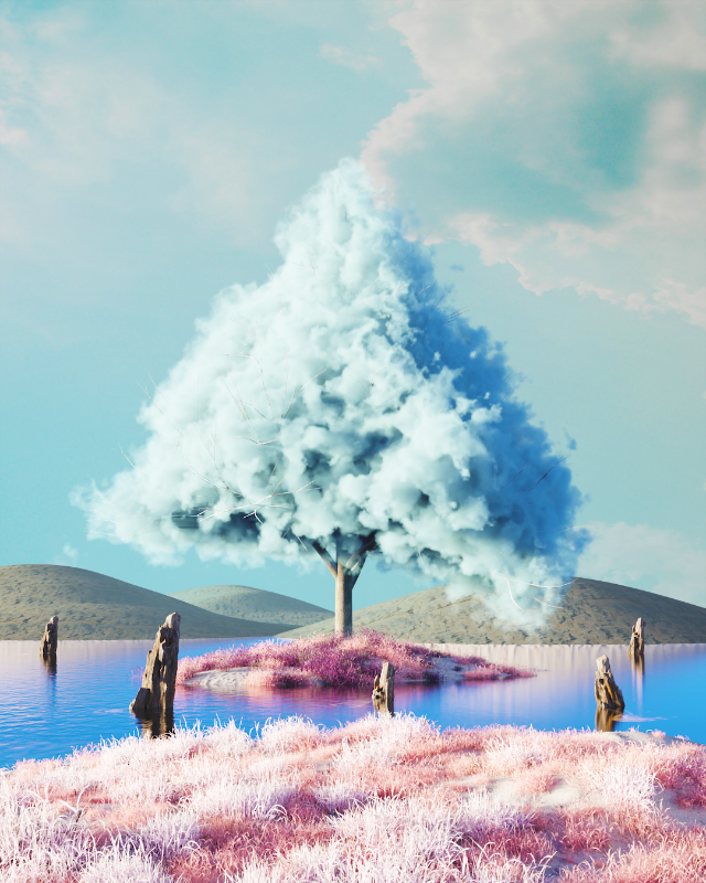 Cloudy desert #22 static token preview