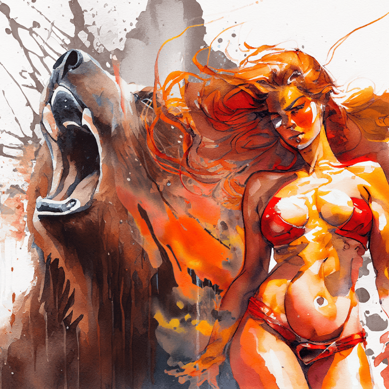 Artemis and Bear #12 static token preview