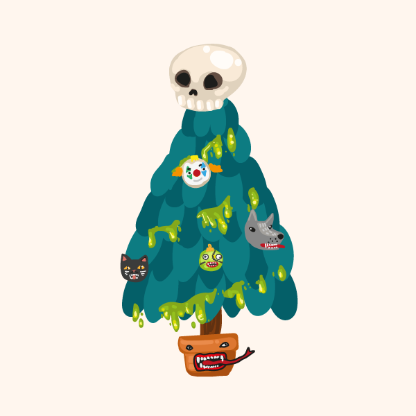 Creepy Christmas Tree For You! #7 static token preview