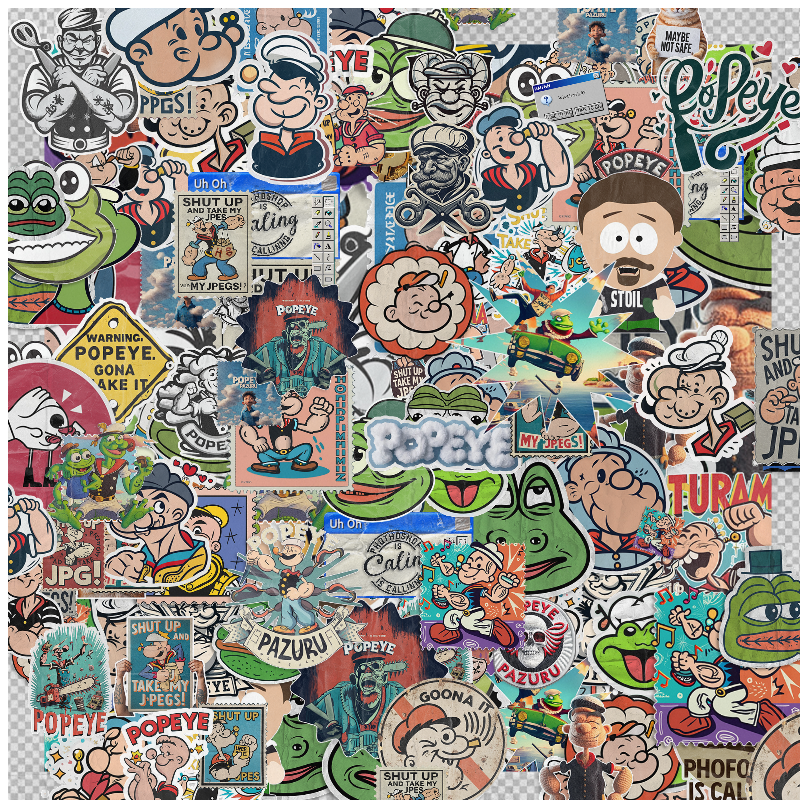 Sticker addict: PEPEYE #22 static token preview