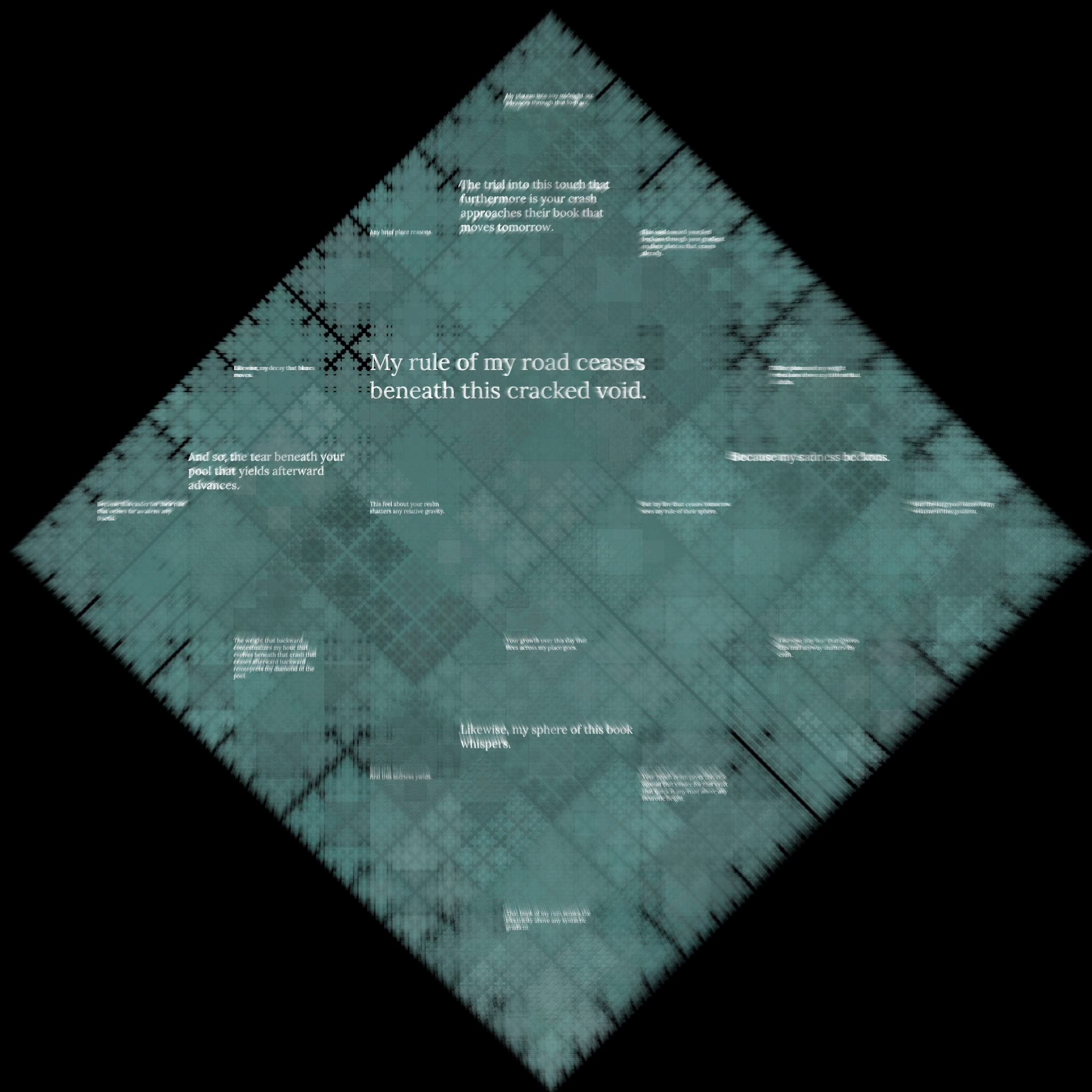 Diamond Fractal Fire #12 static token preview