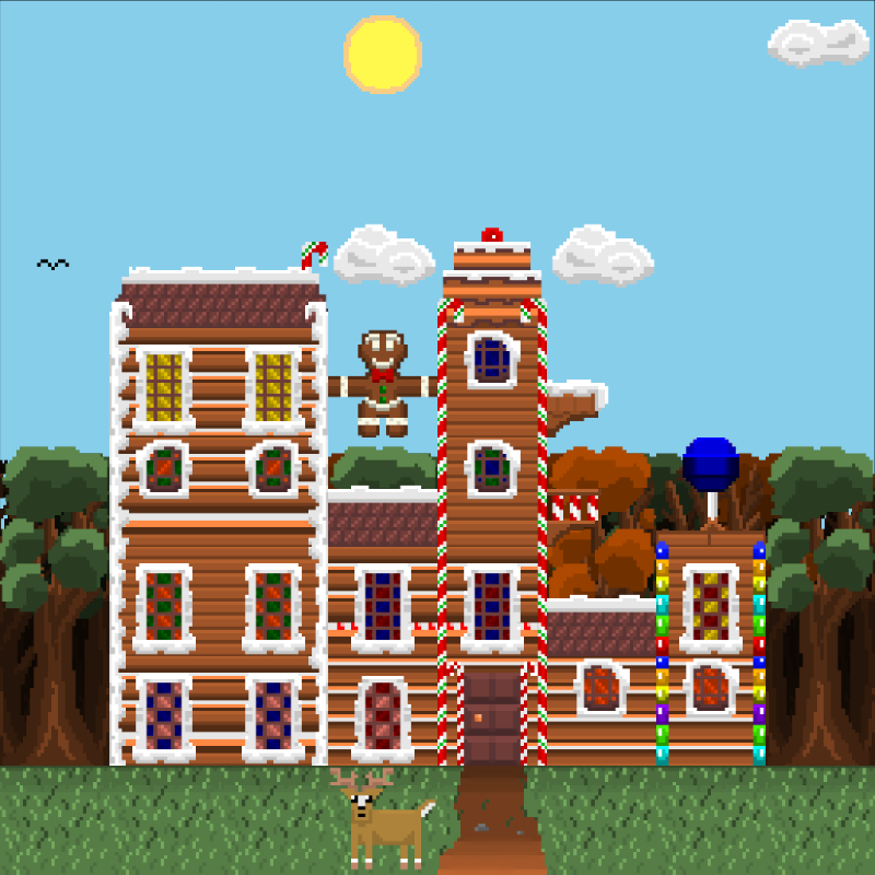 2D Mansion Candy House #9 static token preview