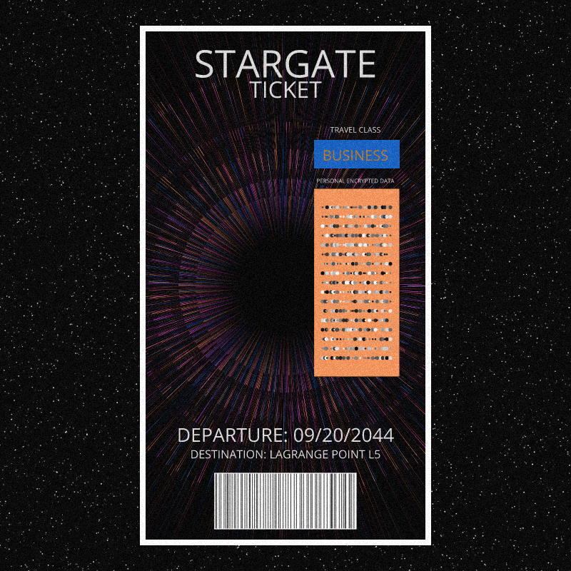 Stargate Ticket | Reboot #6 static token preview