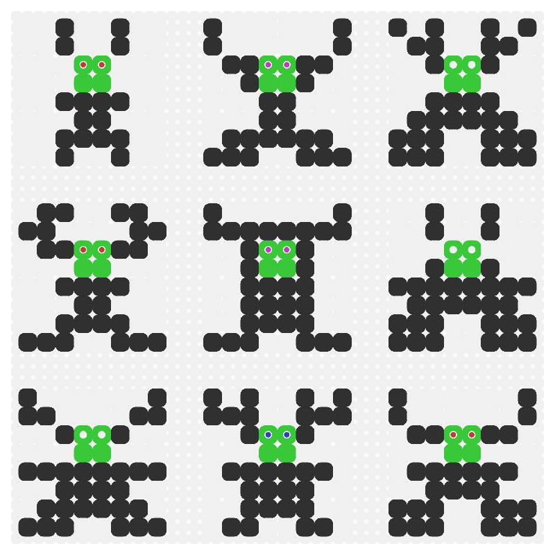 8x8 Pixel Creatures #2 static token preview