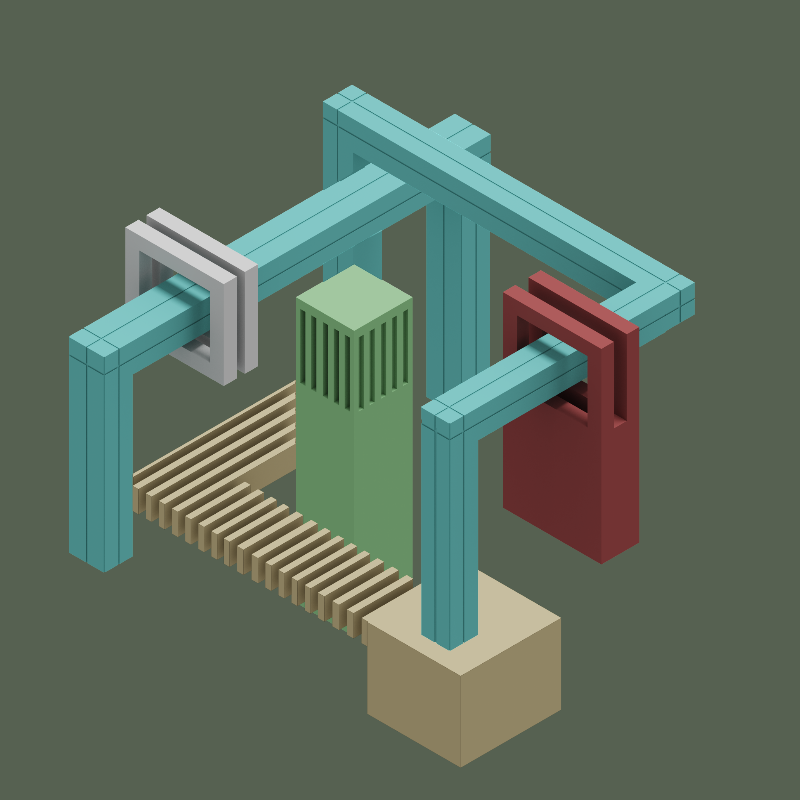 mini world of cubes #7 static token preview
