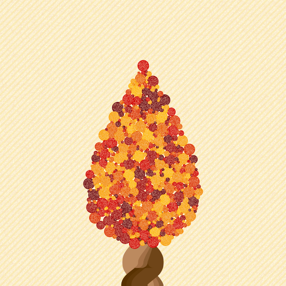 AUTUMN TREE #1 static token preview