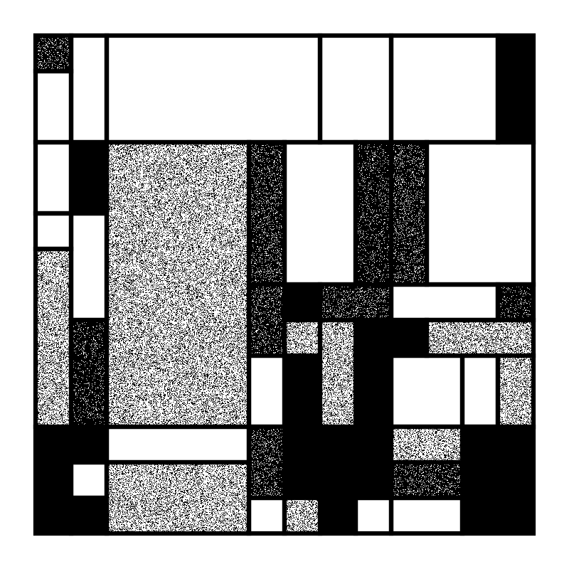 Mono Mondrian #15 static token preview