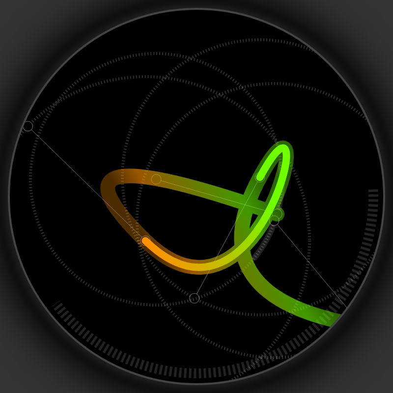 Neon Curves #14 static token preview