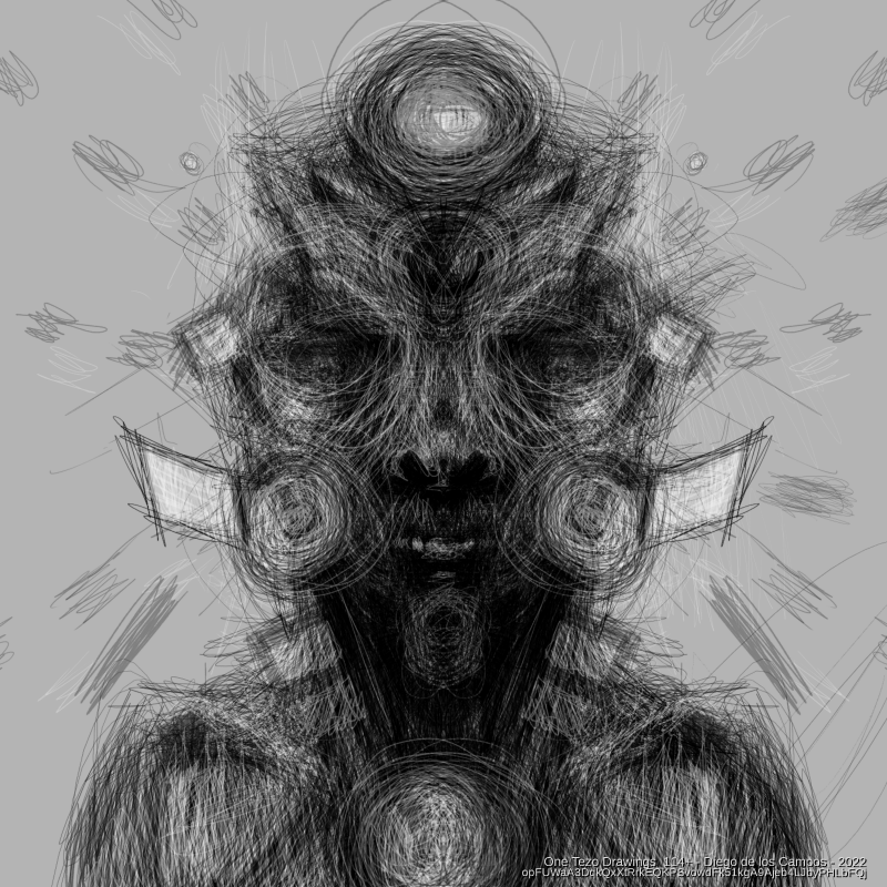 One Tezo Drawings_114+ #21 static token preview