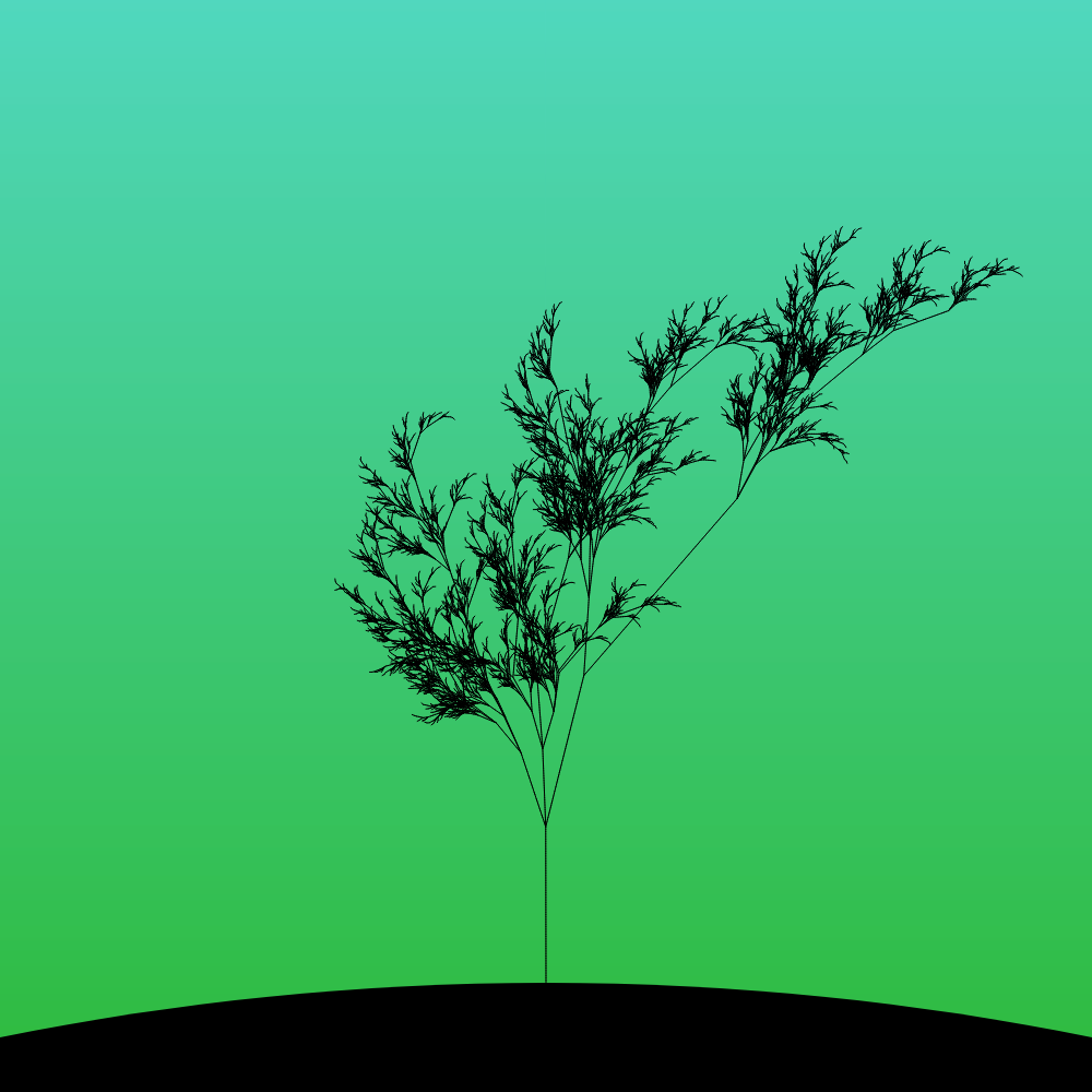 Fractal-Lsystem Tree #18 static token preview