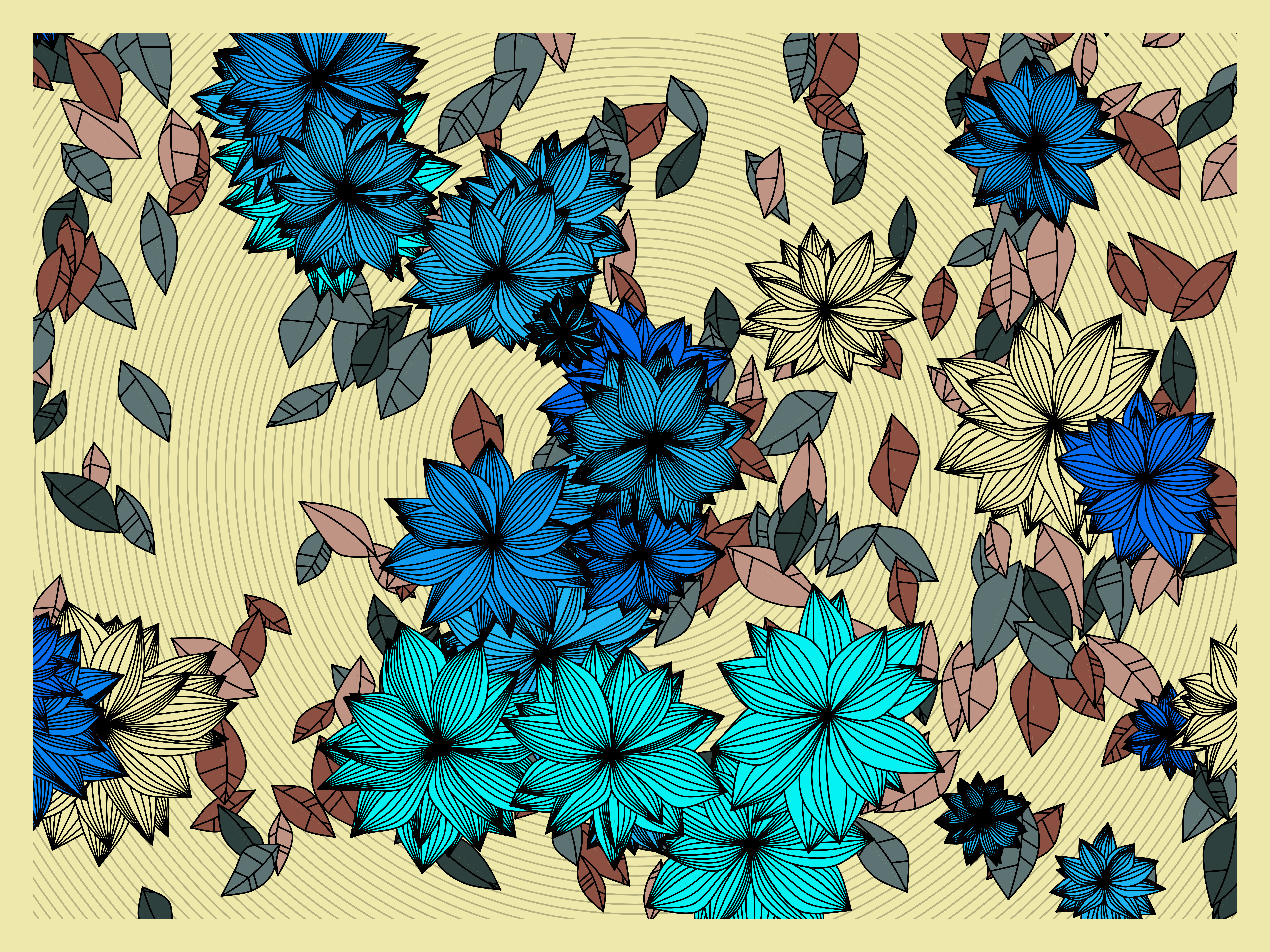 Fleurs dans le vent #6 static token preview